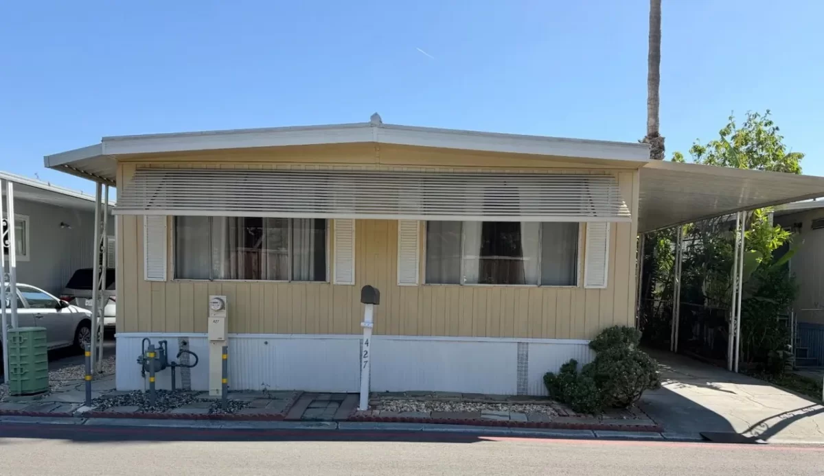 2BR Mobile Home for Sale in San Jose, CA