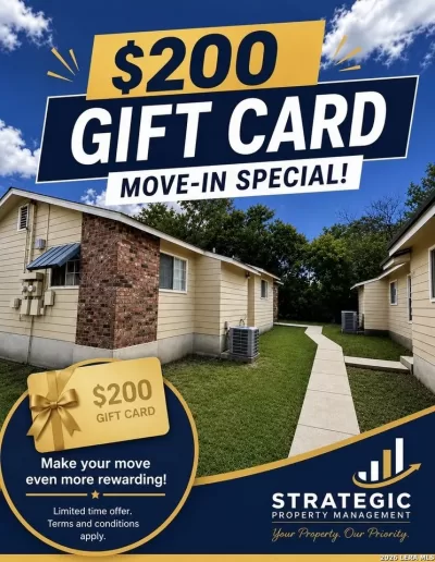 2BR House for Rent in San Antonio, TX