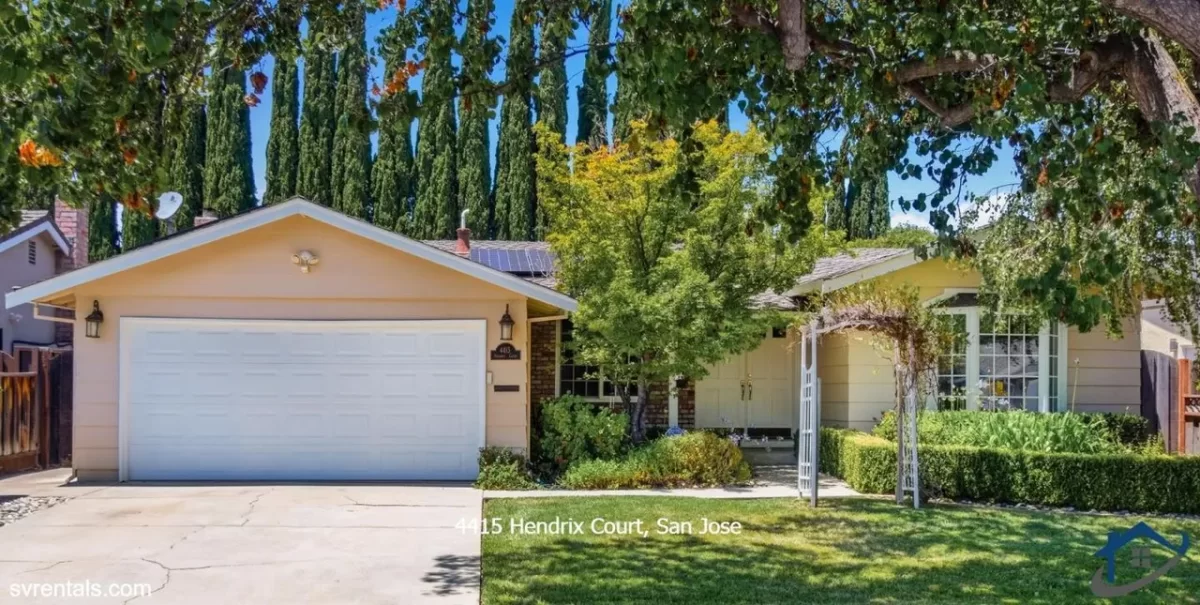 3BR House for Rent in San Jose, CA