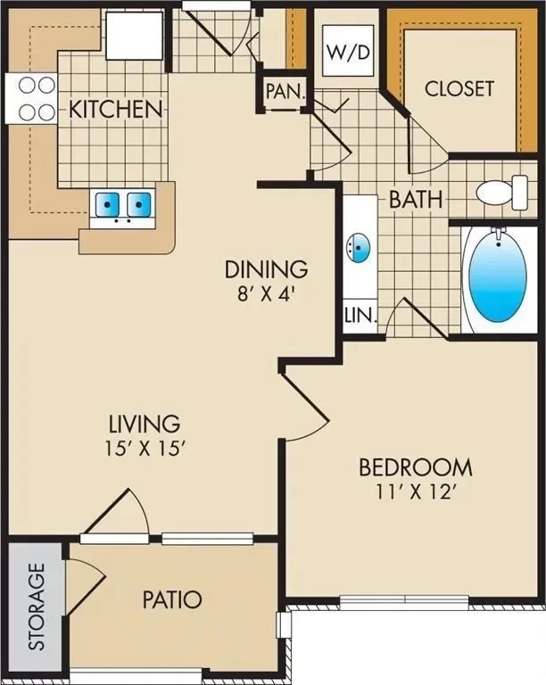 1BR Condo for Rent in Houston, TX