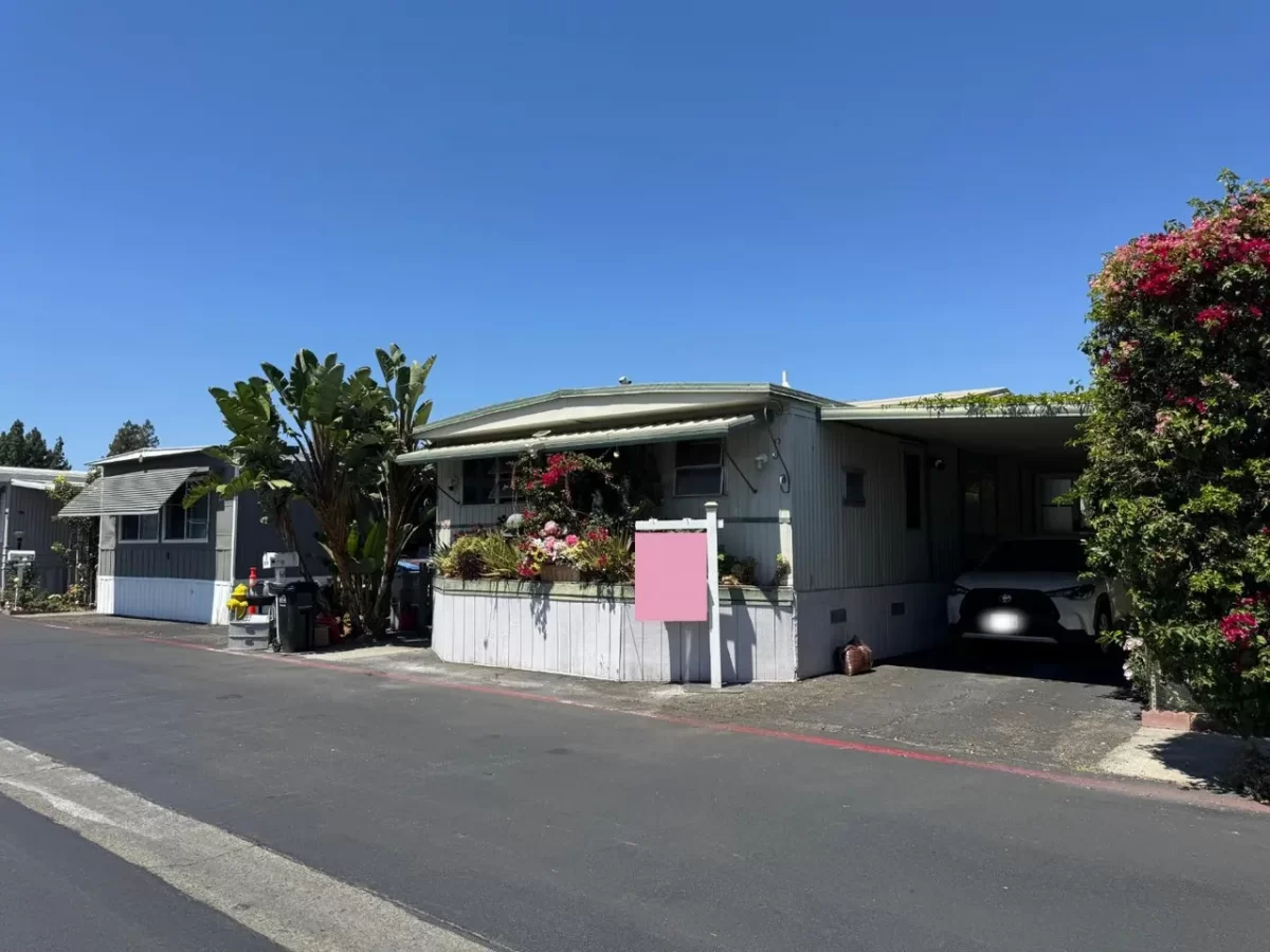 2BR Mobile Home for Sale in San Jose, CA
