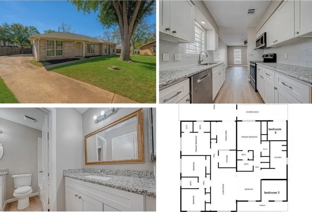 5BR House for Rent in Houston, TX