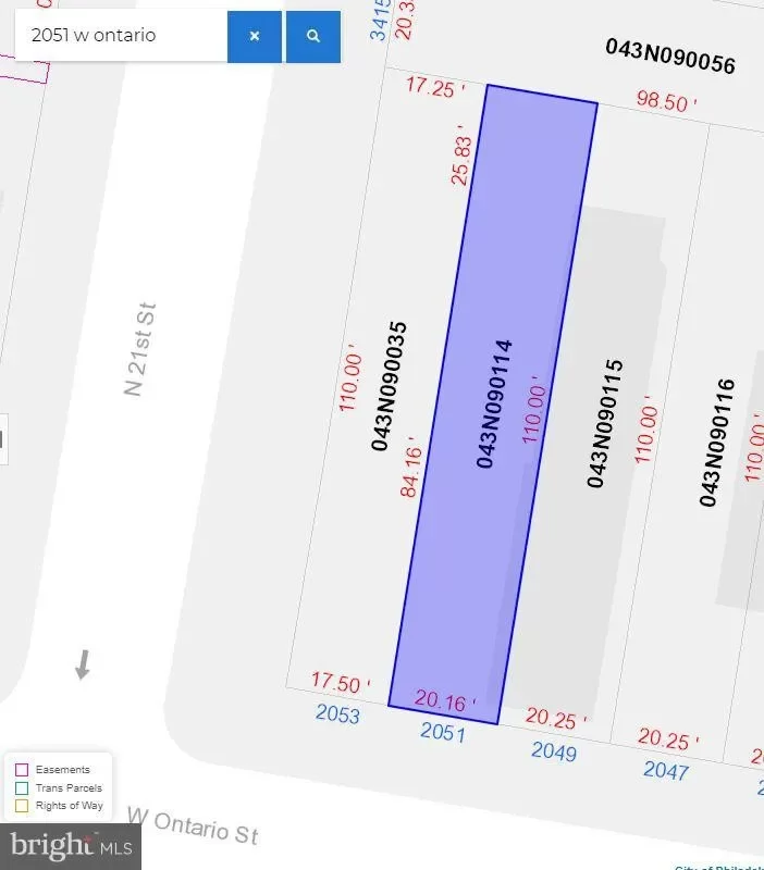 Land for Sale in Philadelphia, PA