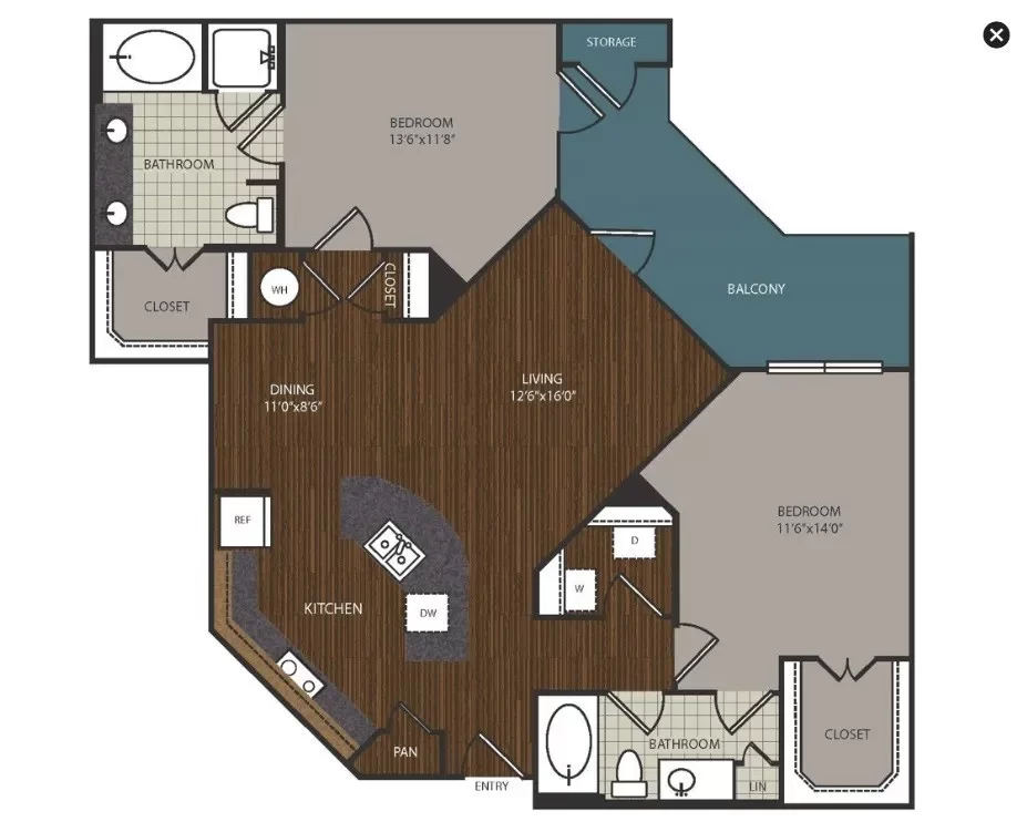 2BR Apartment for Rent in Houston, TX