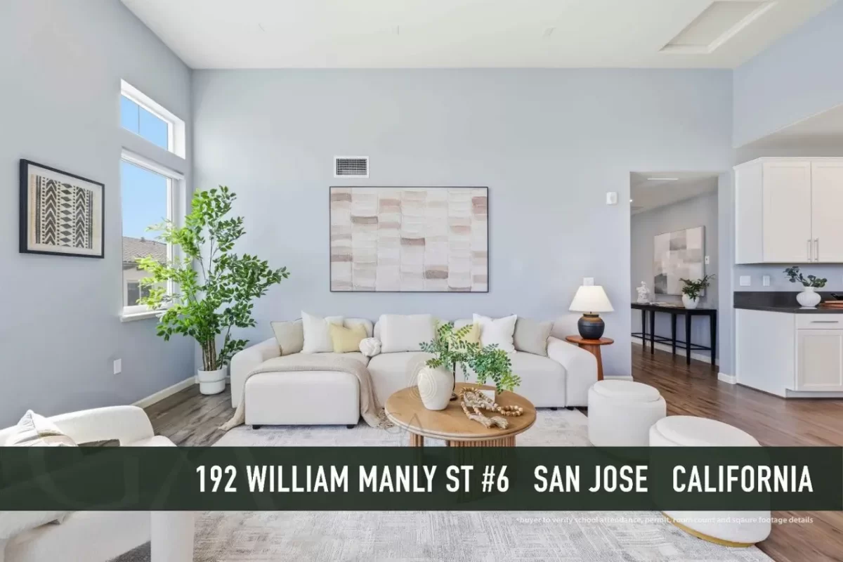 2BR Townhouse for Sale in San Jose, CA
