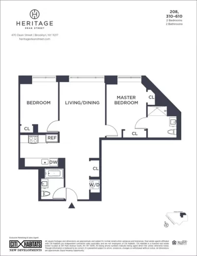 2BR Apartment for Rent in Brooklyn, NY