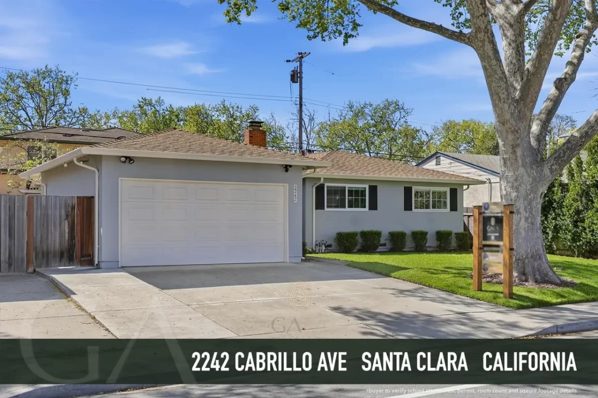 3BR House for Sale in Santa Clara, CA