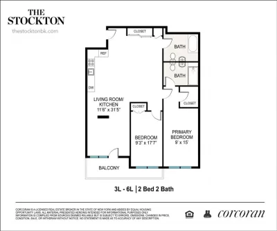 2BR Apartment for Rent in Brooklyn, NY