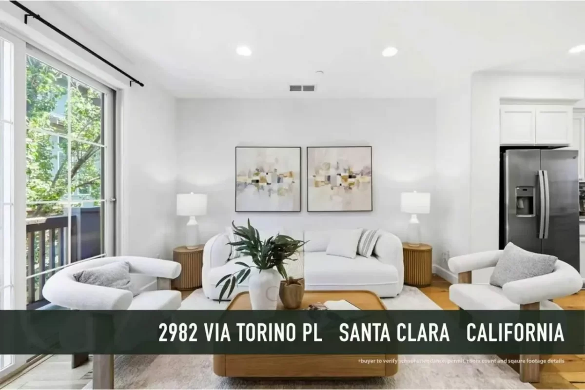 3BR Townhouse for Sale in Santa Clara, CA