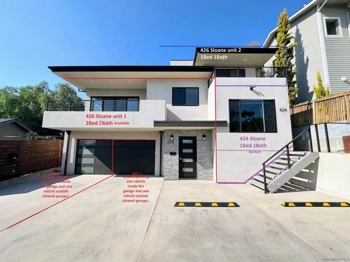 1BR Townhouse for Rent in San Diego, CA