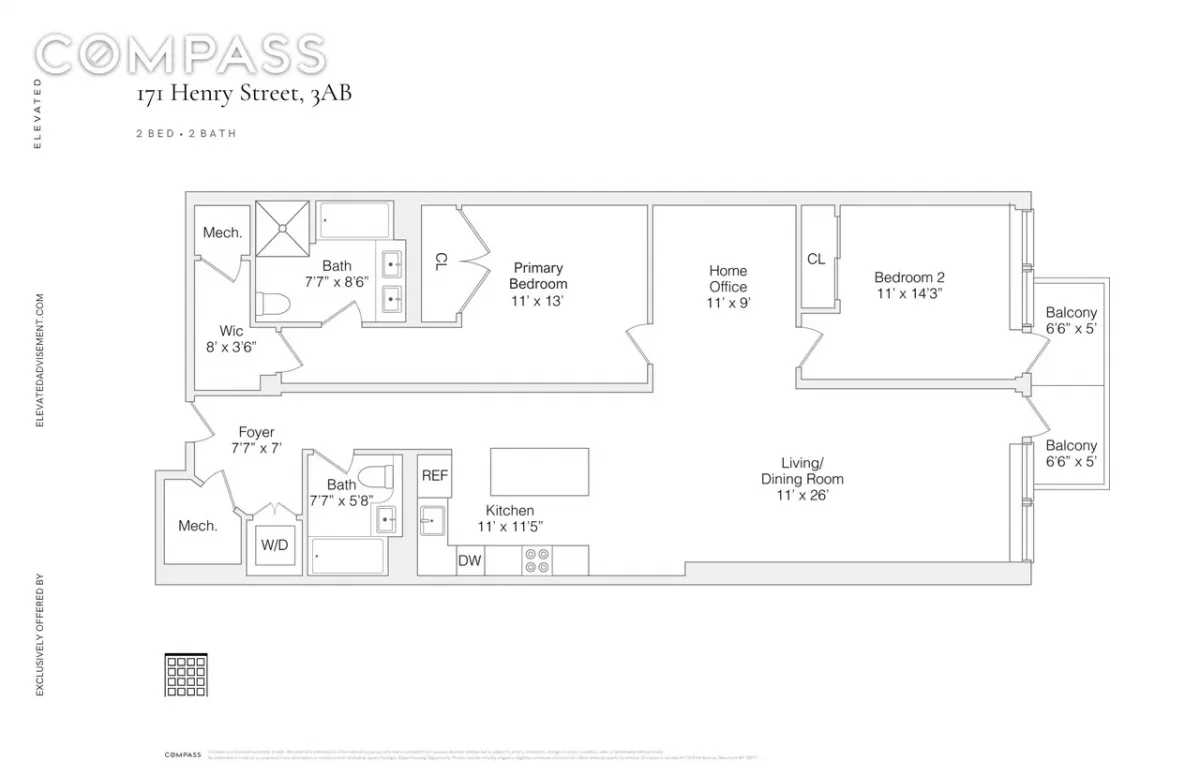 2BR Condo for Sale in Manhattan, NY