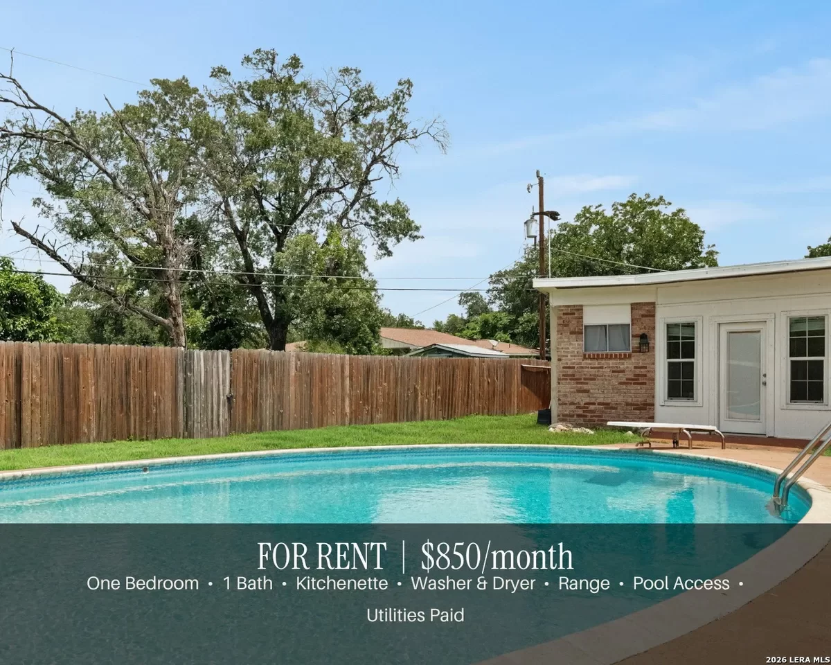 1BR House for Rent in Windcrest, TX