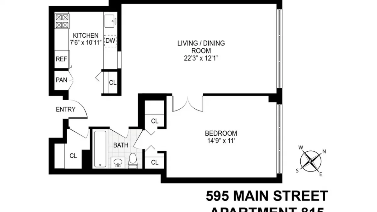 1BR Condo for Sale in New York, NY