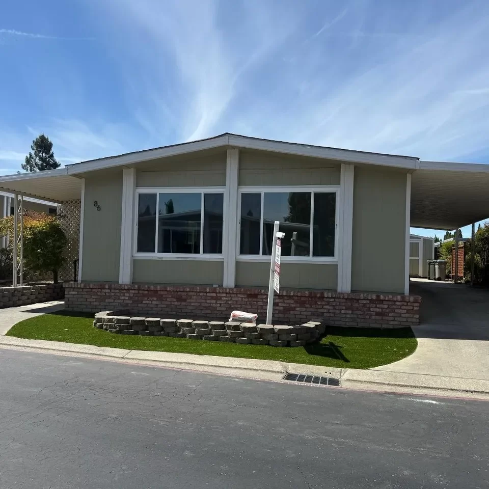 2BR Mobile Home for Sale in San Jose, CA