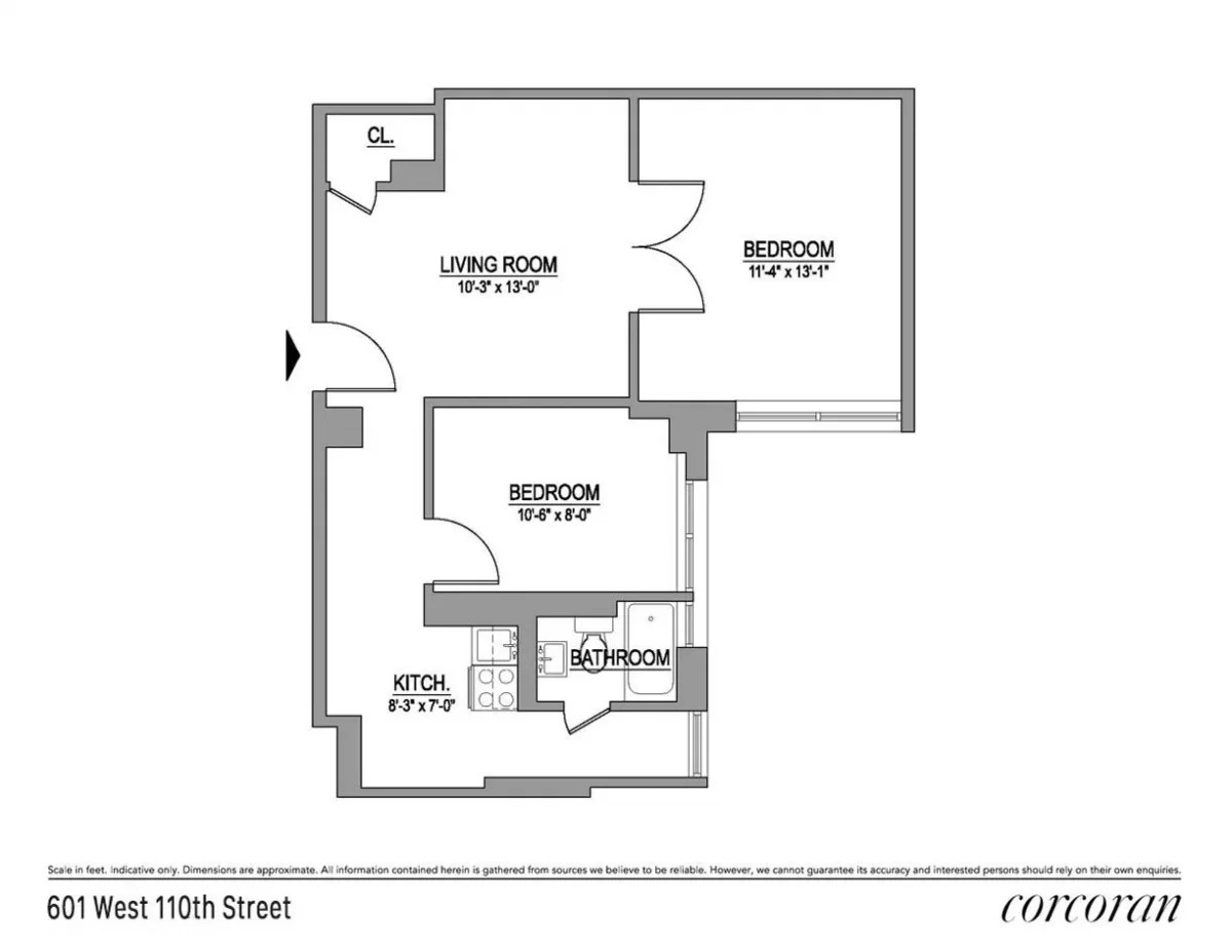 2BR Apartment for Rent in New York, NY