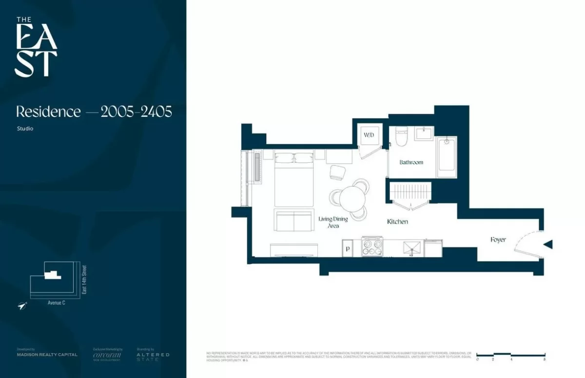 Studio Apartment for Rent in New York, NY
