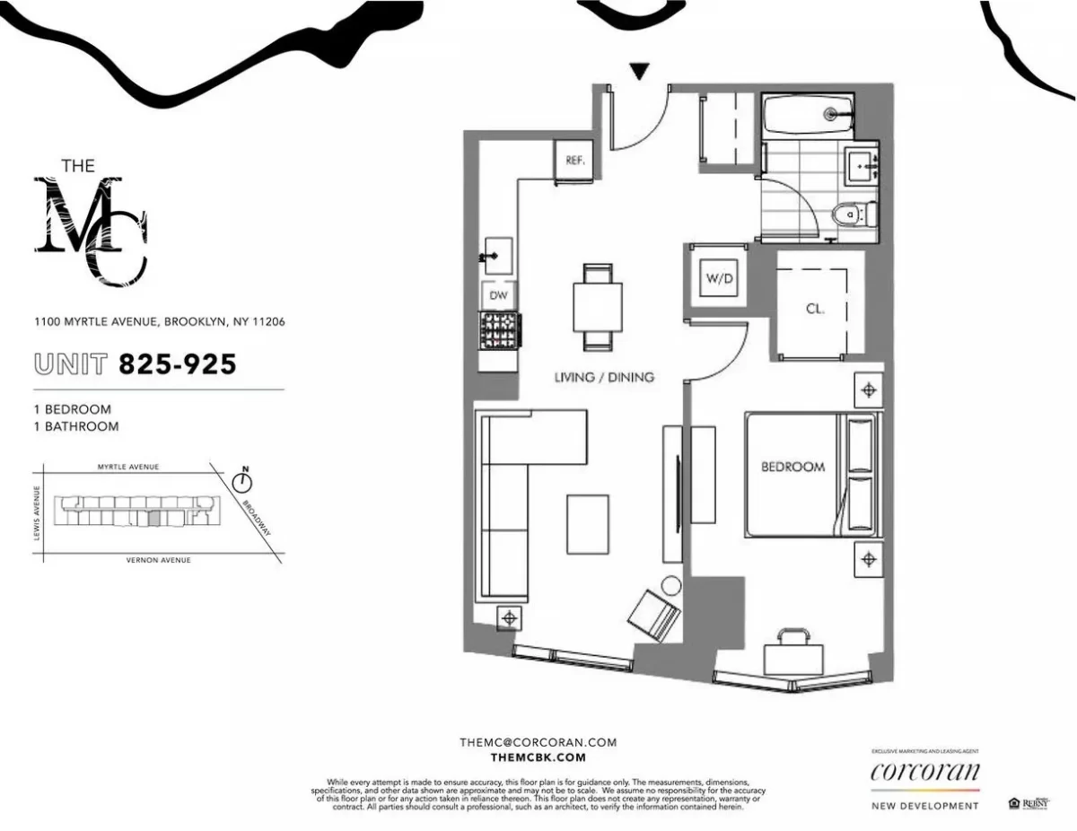 1BR Apartment for Rent in Brooklyn, NY