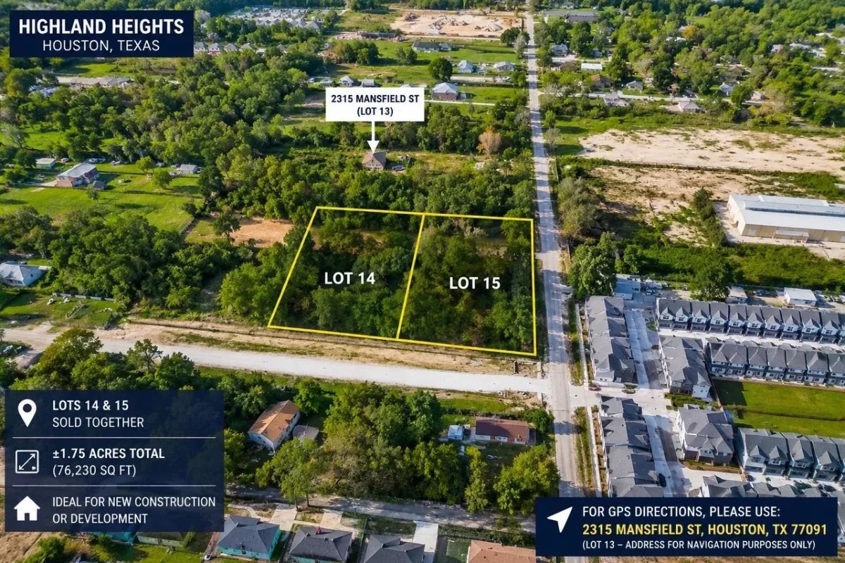 Land for Sale in Houston, TX
