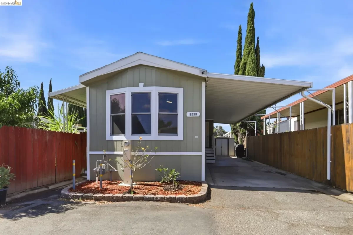 2BR Mobile Home for Sale in San Jose, CA