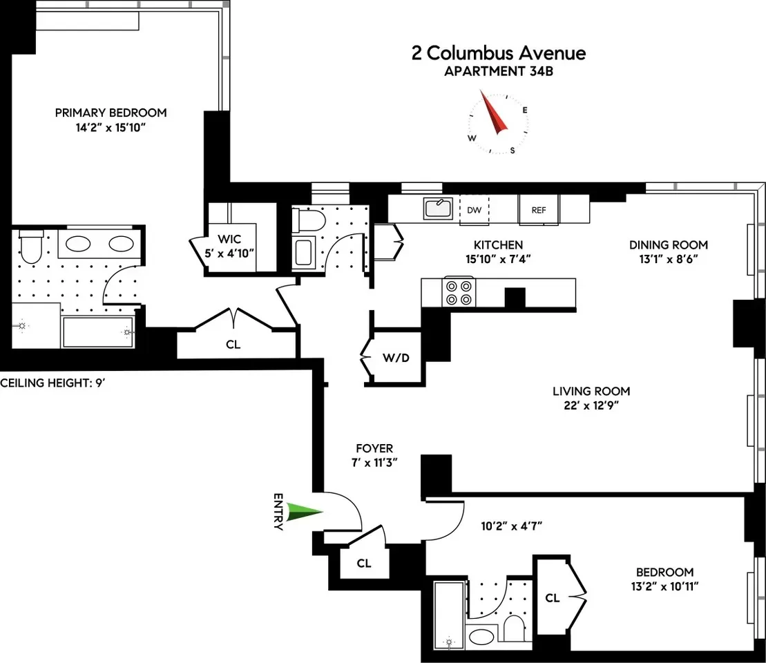 2BR Condo for Rent in New York, NY