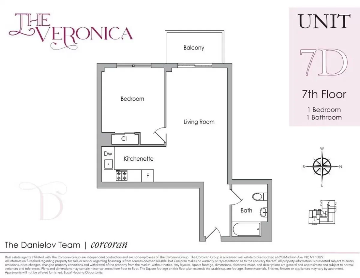 1BR Apartment for Rent in Brooklyn, NY