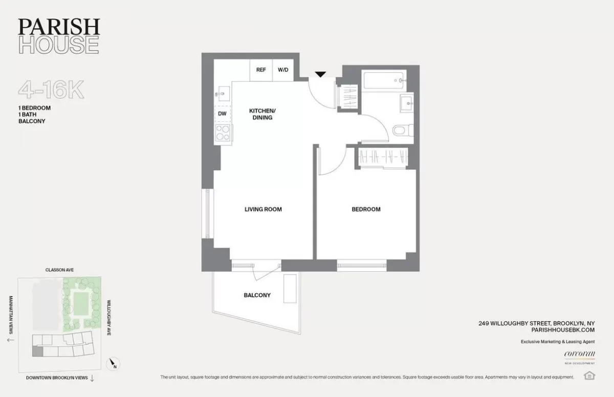 1BR Apartment for Rent in Brooklyn, NY