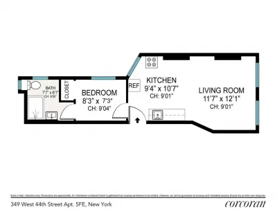 1BR Condo for Sale in New York, NY