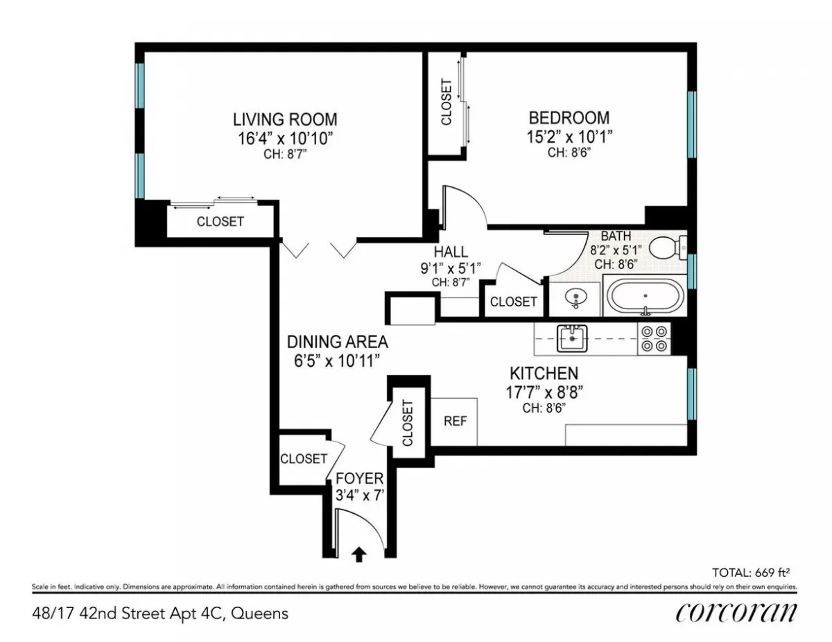 1BR Condo for Sale in Queens, NY