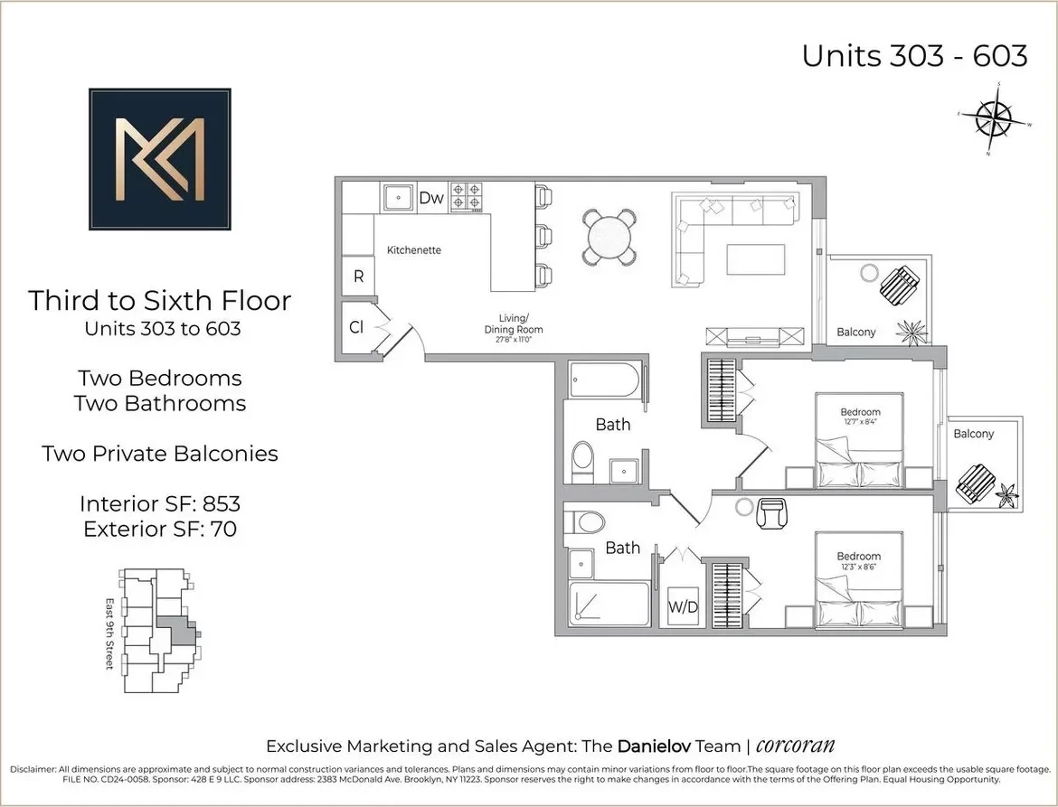 2BR Condo for Sale in Brooklyn, NY