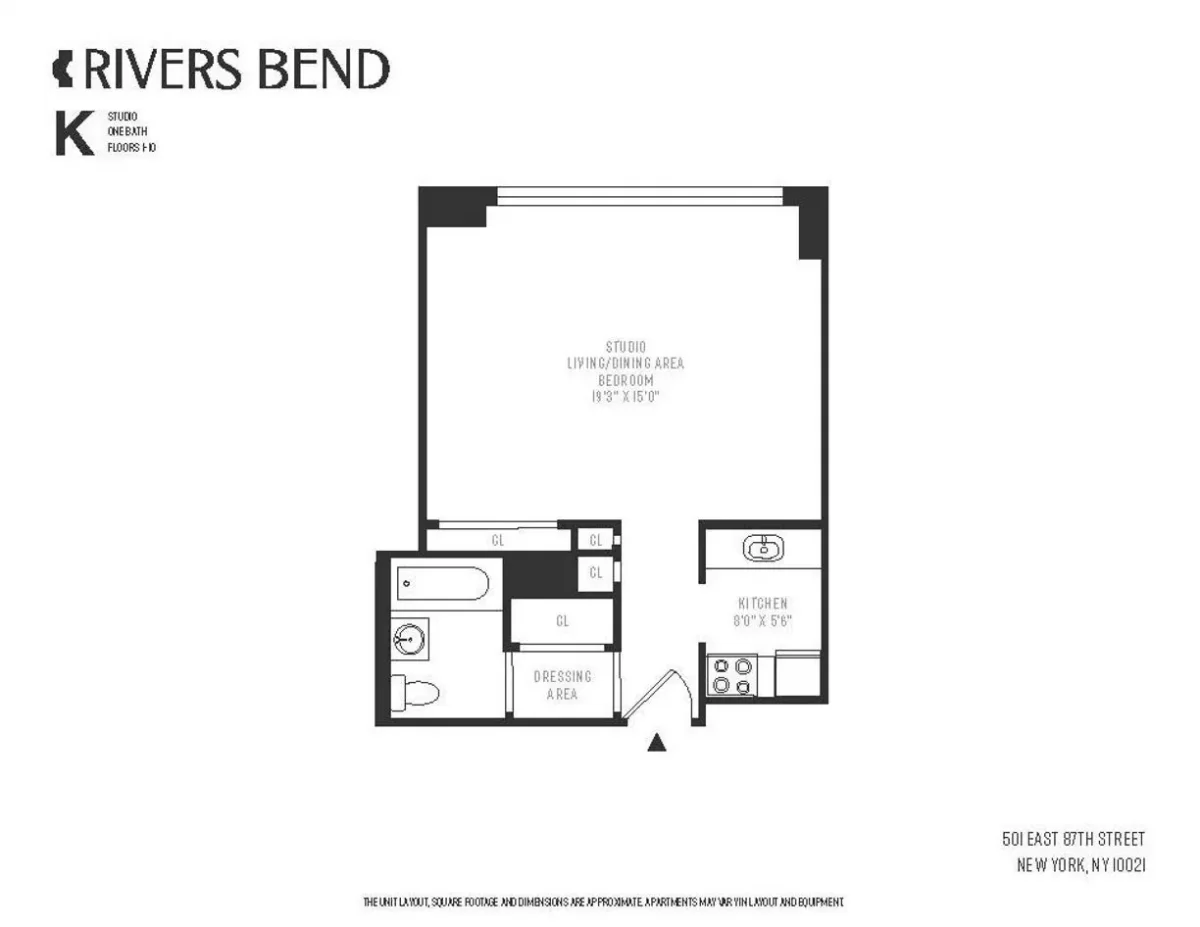 Studio Apartment for Rent in New York, NY
